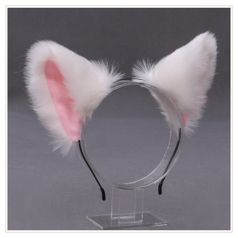 orejas de zorro, diadema para el cabello varios colores - nexbuy.com.mx