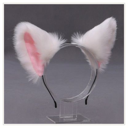 orejas de zorro, diadema para el cabello varios colores - nexbuy.com.mx