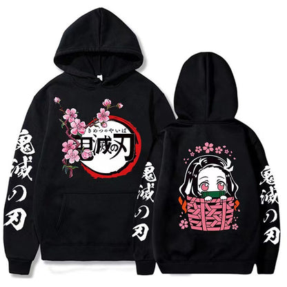 Hoodie Sudadera con Capucha de Anime para Pareja - nexbuy.com.mx