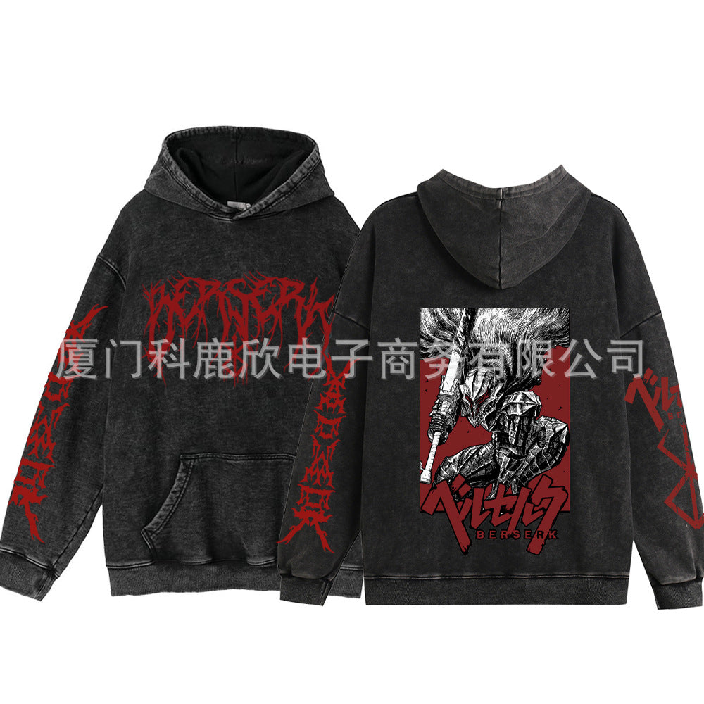 Hoodies Anime Sudadera Deslavada - nexbuy.com.mx