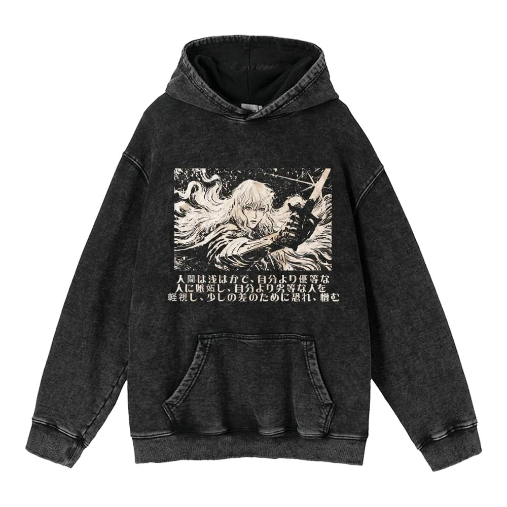 Hoodies Anime Sudadera Deslavada - nexbuy.com.mx