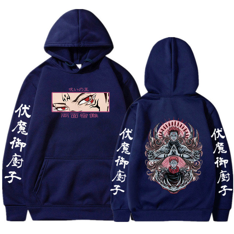 Sudadera Yuji Itadori y Ryomen Sukuna - nexbuy.com.mx