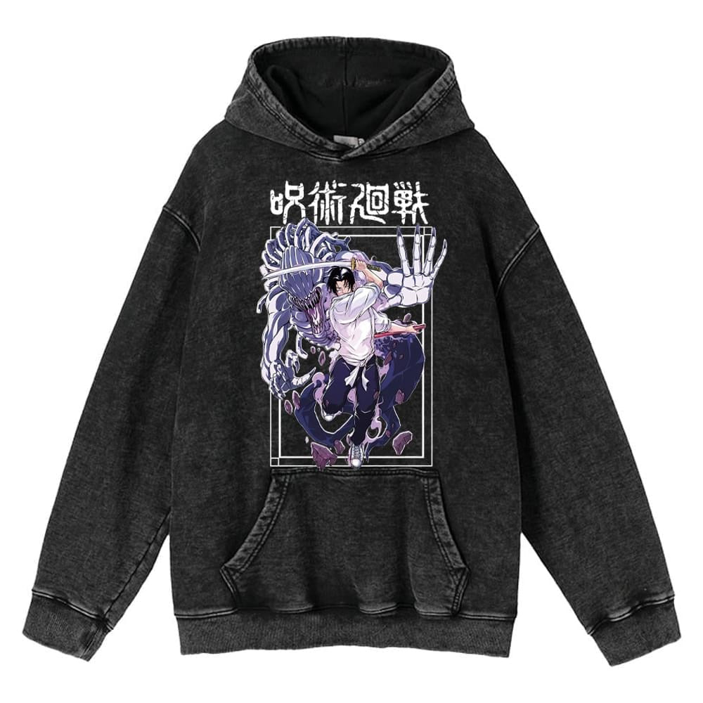 Hoodies Anime Sudadera Deslavada - nexbuy.com.mx