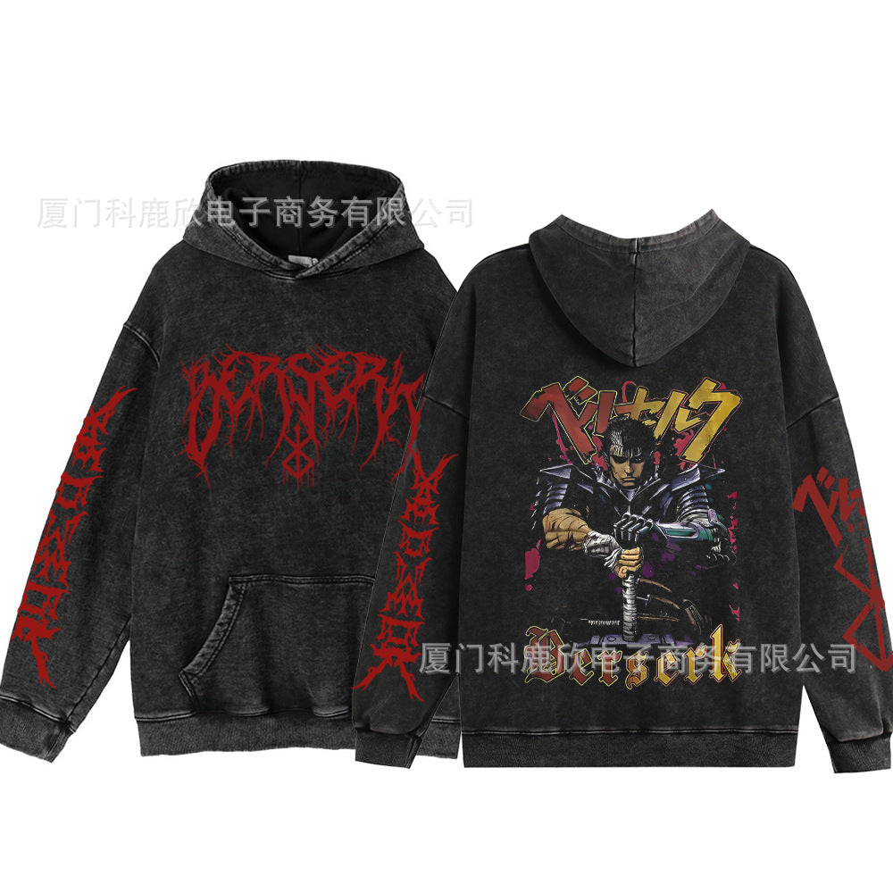 Hoodies Anime Sudadera Deslavada - nexbuy.com.mx