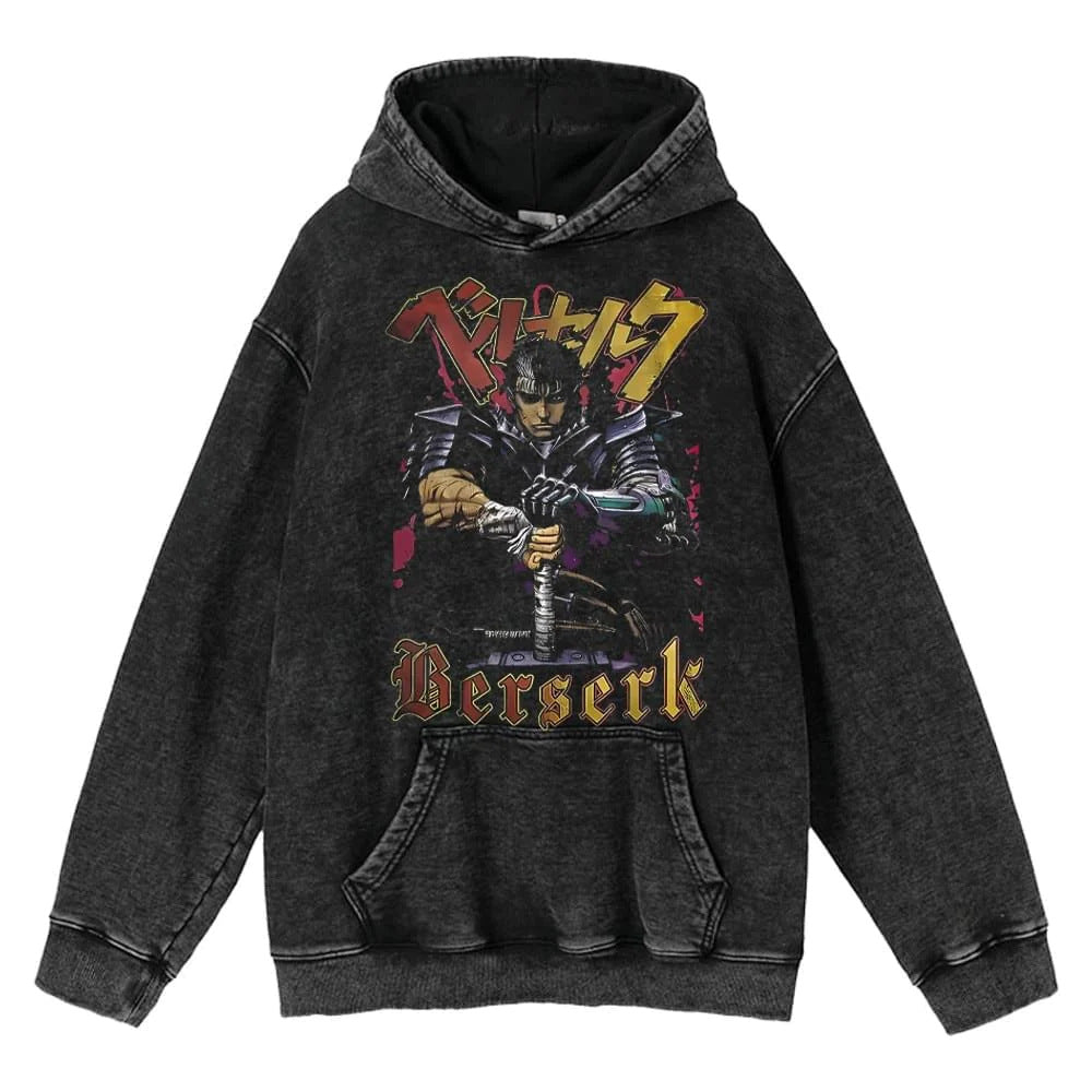 Hoodies Anime Sudadera Deslavada - nexbuy.com.mx