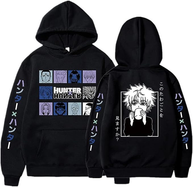 Hoodie Sudadera con Capucha de Anime para Pareja - nexbuy.com.mx