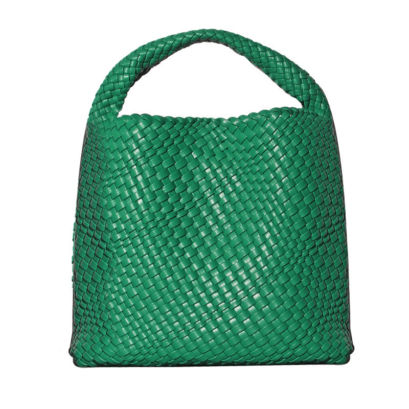 Bolso de Mujer Grande Tipo Cubo Tejido - nexbuy.com.mx