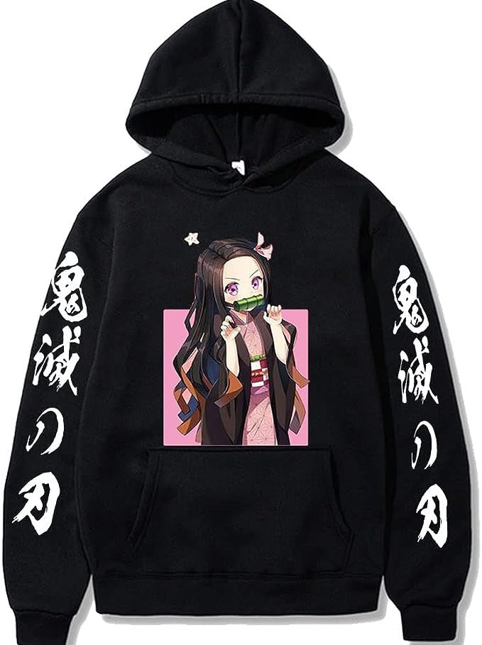 Hoodie Sudadera con Capucha de Anime para Pareja - nexbuy.com.mx