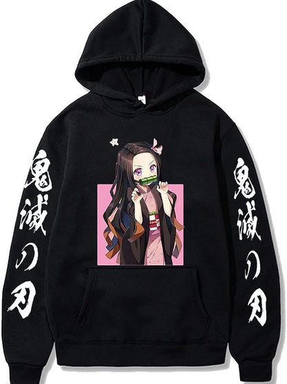 Hoodie Sudadera con Capucha de Anime para Pareja - nexbuy.com.mx