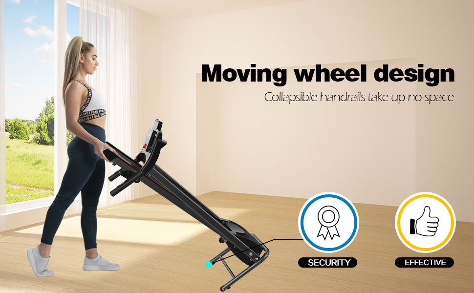 Cinta de correr eléctrica con inclinación con 12 programas - nexbuy.com.mx