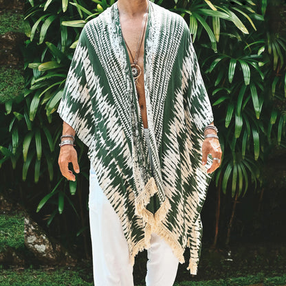 Capa de playa estampada para hombre Trendy Loose - nexbuy.com.mx
