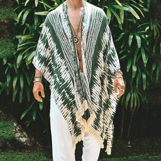 Capa de playa estampada para hombre Trendy Loose - nexbuy.com.mx