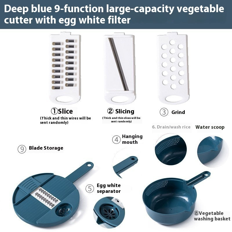 Kitchen Chopper Rebanadora de corte de papas multifuncional - nexbuy.com.mx