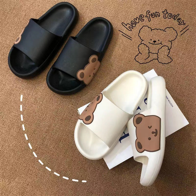 Chanclas de Baño Osito para Playa y Verano - Estilo Divertido y Cómodo - nexbuy.com.mx