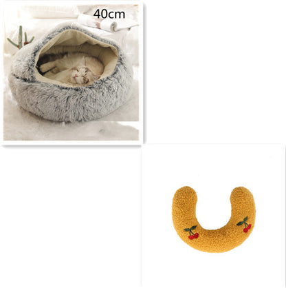 Cama Redonda 2 en 1 para Perros y Gatos - nexbuy.com.mx