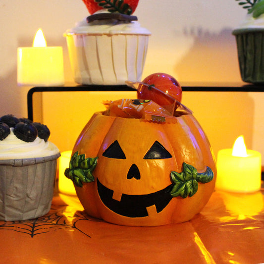 Maceta decorativa de calabaza - nexbuy.com.mx