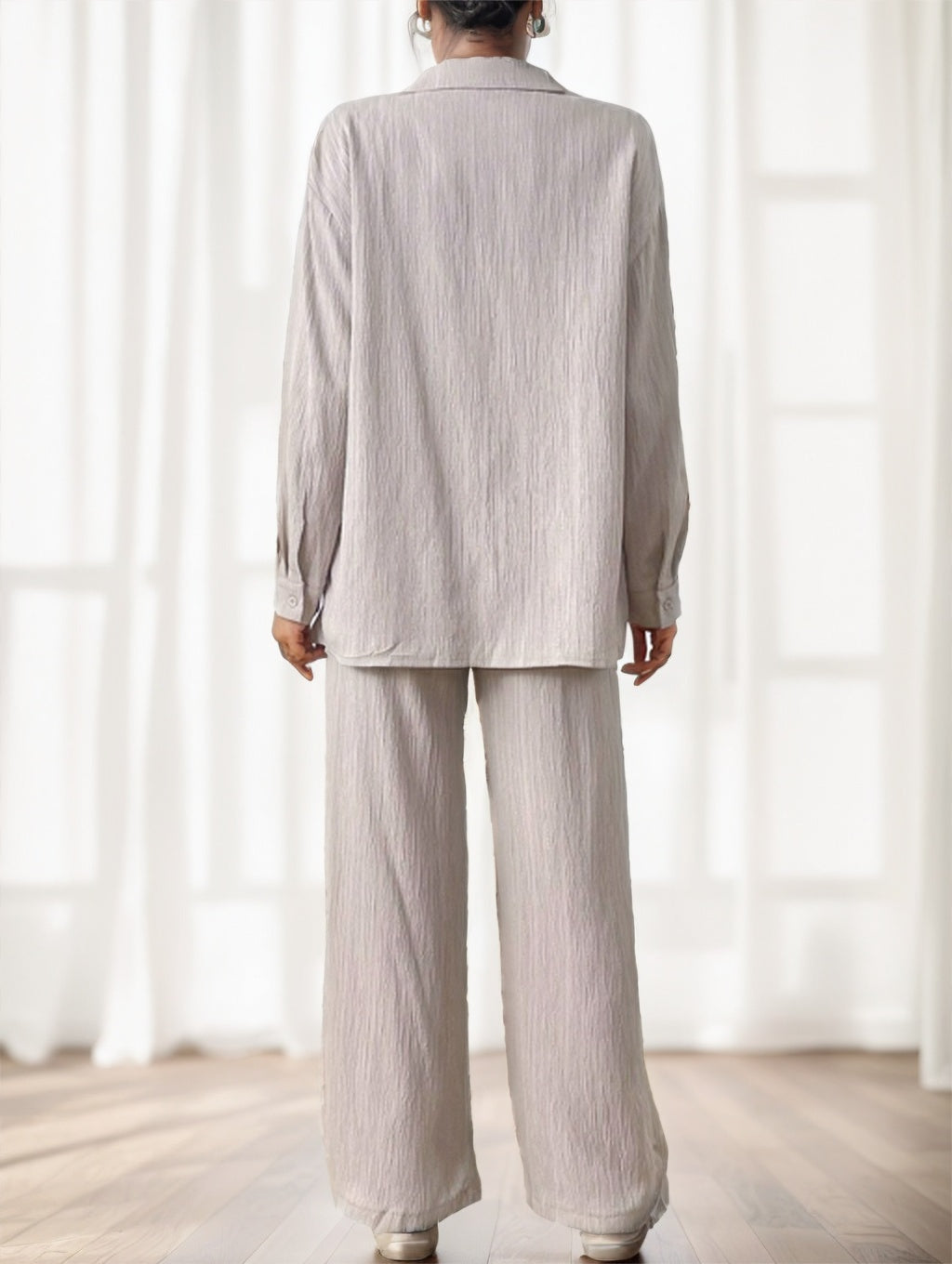 Conjunto Fresco para Mujer – Estilo Cómodo y Ligero con Manga Larga y Pantalón - nexbuy.com.mx