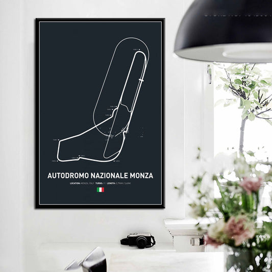 Póster en Lienzo de Circuito de Fórmula 1 – Estilo y Pasión en Cada Detalle - nexbuy.com.mx