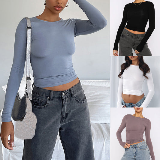 Jersey Fit Slim Casual en colores sólidos - nexbuy.com.mx