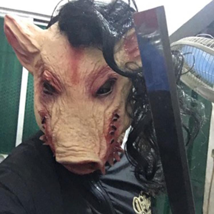 Máscara de cerdo con pelo - nexbuy.com.mx