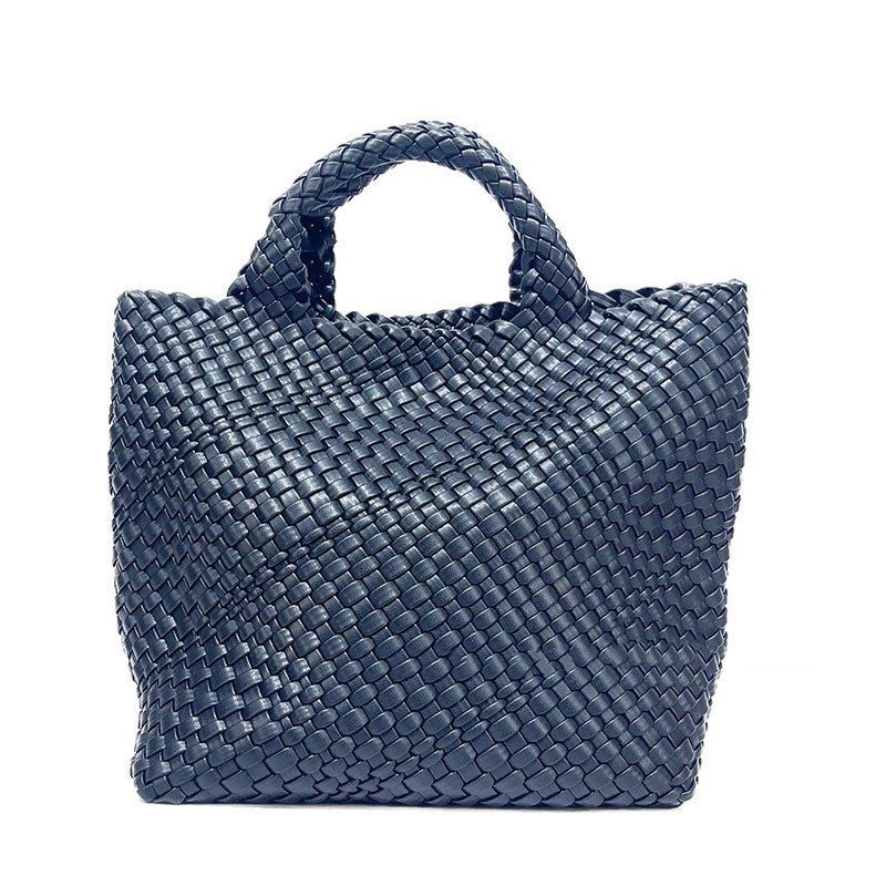 Bolso de gran capacidad tejido a mano para mujer - nexbuy.com.mx