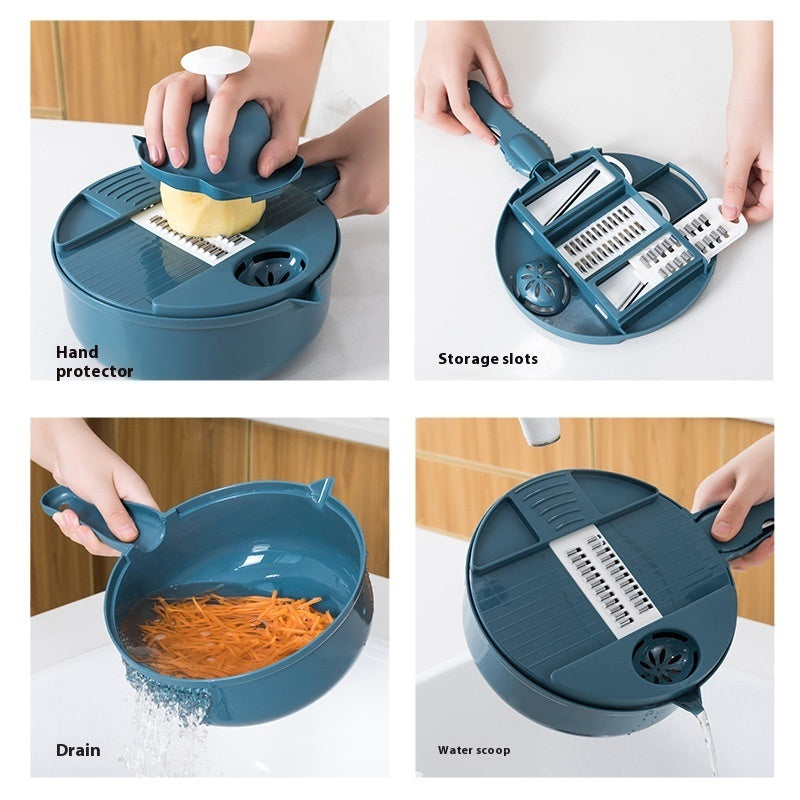 Kitchen Chopper Rebanadora de corte de papas multifuncional - nexbuy.com.mx