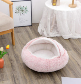 Cama Redonda 2 en 1 para Perros y Gatos - nexbuy.com.mx