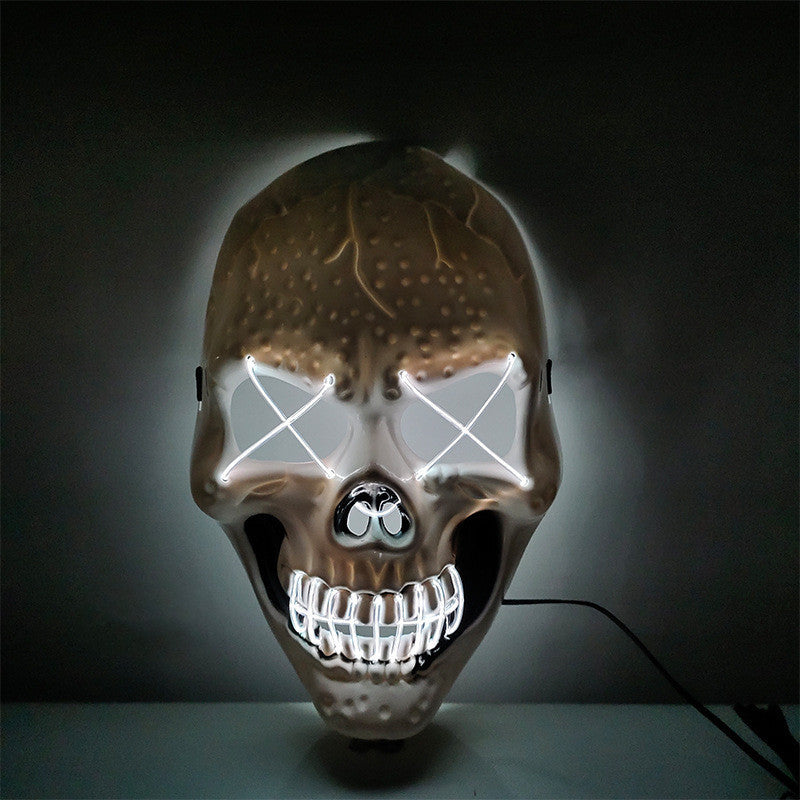 Máscara luminosa de calavera - nexbuy.com.mx