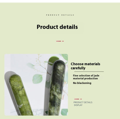 Bastón de Masaje para acupuntura de Jade Belleza Xiuyan