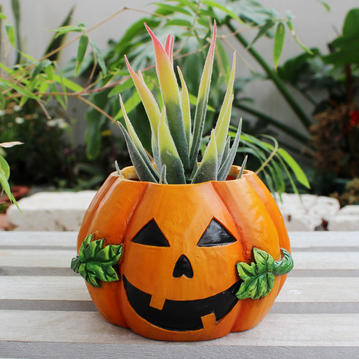 Maceta decorativa de calabaza - nexbuy.com.mx