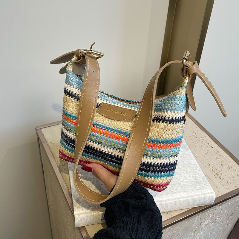Bolso multicolor al hombro para dama - nexbuy.com.mx