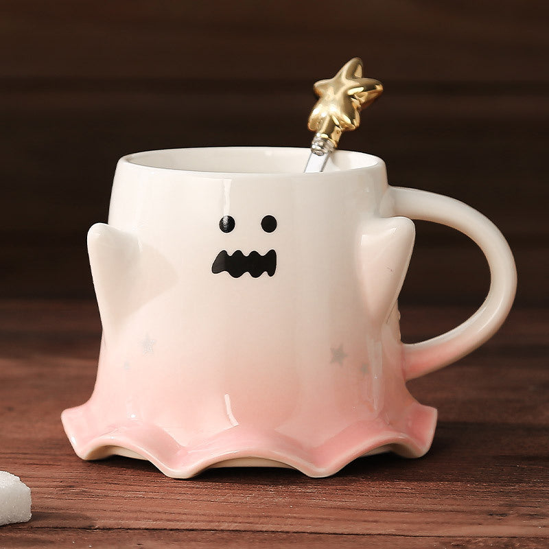 Taza de cerámica con fantasma bonito - nexbuy.com.mx