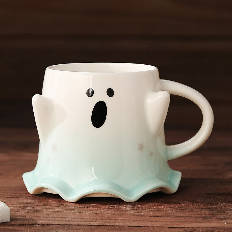 Taza de cerámica con fantasma bonito - nexbuy.com.mx