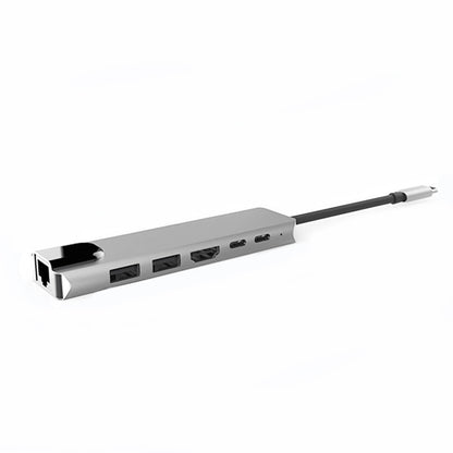 Hub 6 en 1 para Laptop – Conectividad Compacta y Eficiente - nexbuy.com.mx