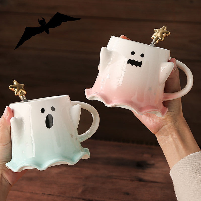 Taza de cerámica con fantasma bonito - nexbuy.com.mx
