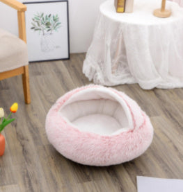 Cama Redonda 2 en 1 para Perros y Gatos - nexbuy.com.mx