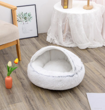 Cama Redonda 2 en 1 para Perros y Gatos - nexbuy.com.mx