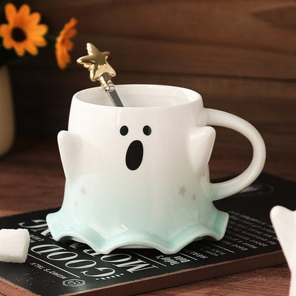 Taza de cerámica con fantasma bonito - nexbuy.com.mx