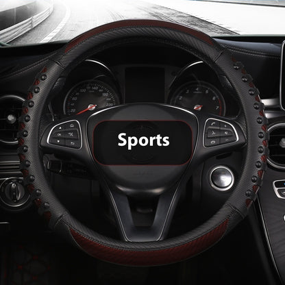 Cubre Volante de Cuero - Estilo Deportivo y Elegante - nexbuy.com.mx