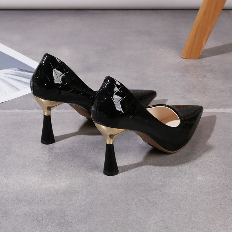 Tacones Altos de Punta Estilo Pump – Elegancia Europea con Comodidad para Todo el Día - nexbuy.com.mx