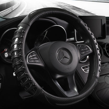 Cubre Volante de Cuero - Estilo Deportivo y Elegante - nexbuy.com.mx