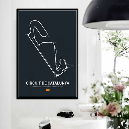 Póster en Lienzo de Circuito de Fórmula 1 – Estilo y Pasión en Cada Detalle - nexbuy.com.mx