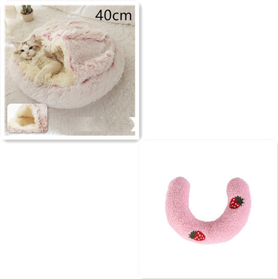 Cama Redonda 2 en 1 para Perros y Gatos - nexbuy.com.mx