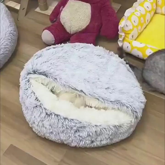 Cama Redonda 2 en 1 para Perros y Gatos - nexbuy.com.mx