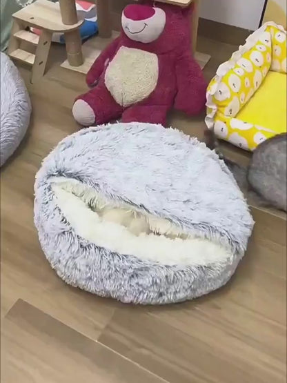 Cama Redonda 2 en 1 para Perros y Gatos - nexbuy.com.mx